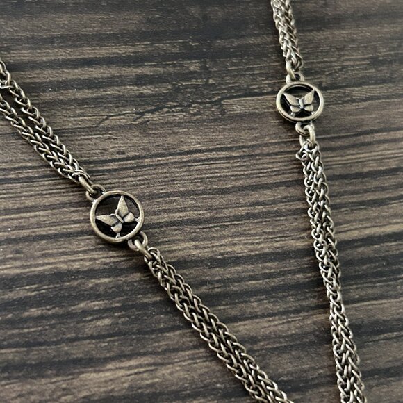 2000s Hammered Ring Necklace ASO Alex Russo - Picture 8 of 11